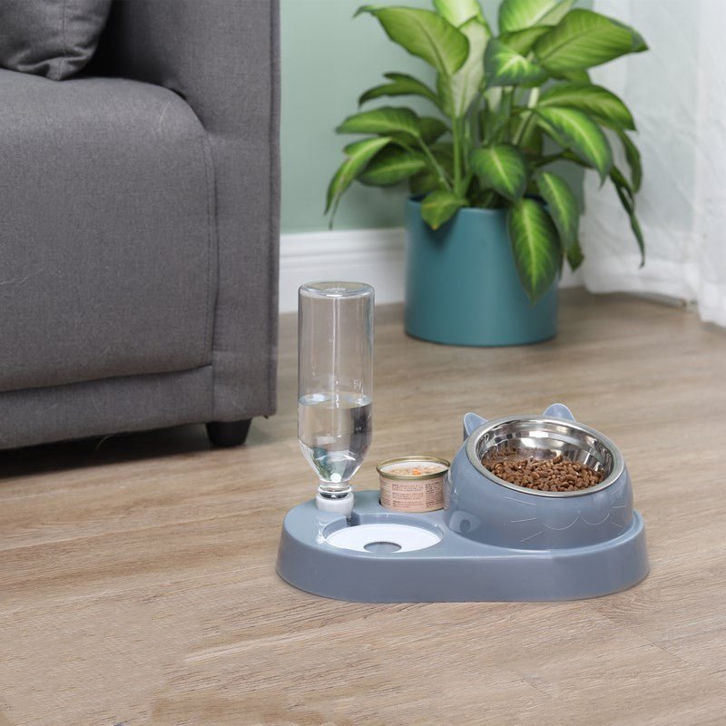 Dog Drinking and Feeding - mapleleafpet