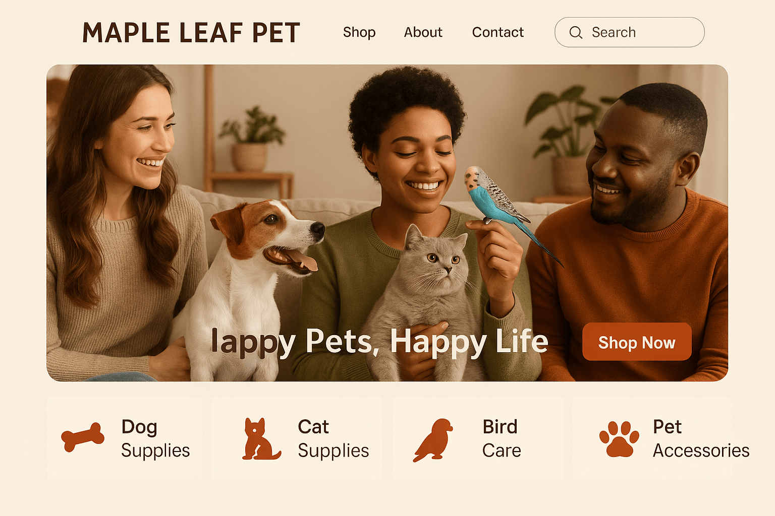 Home page - mapleleafpet