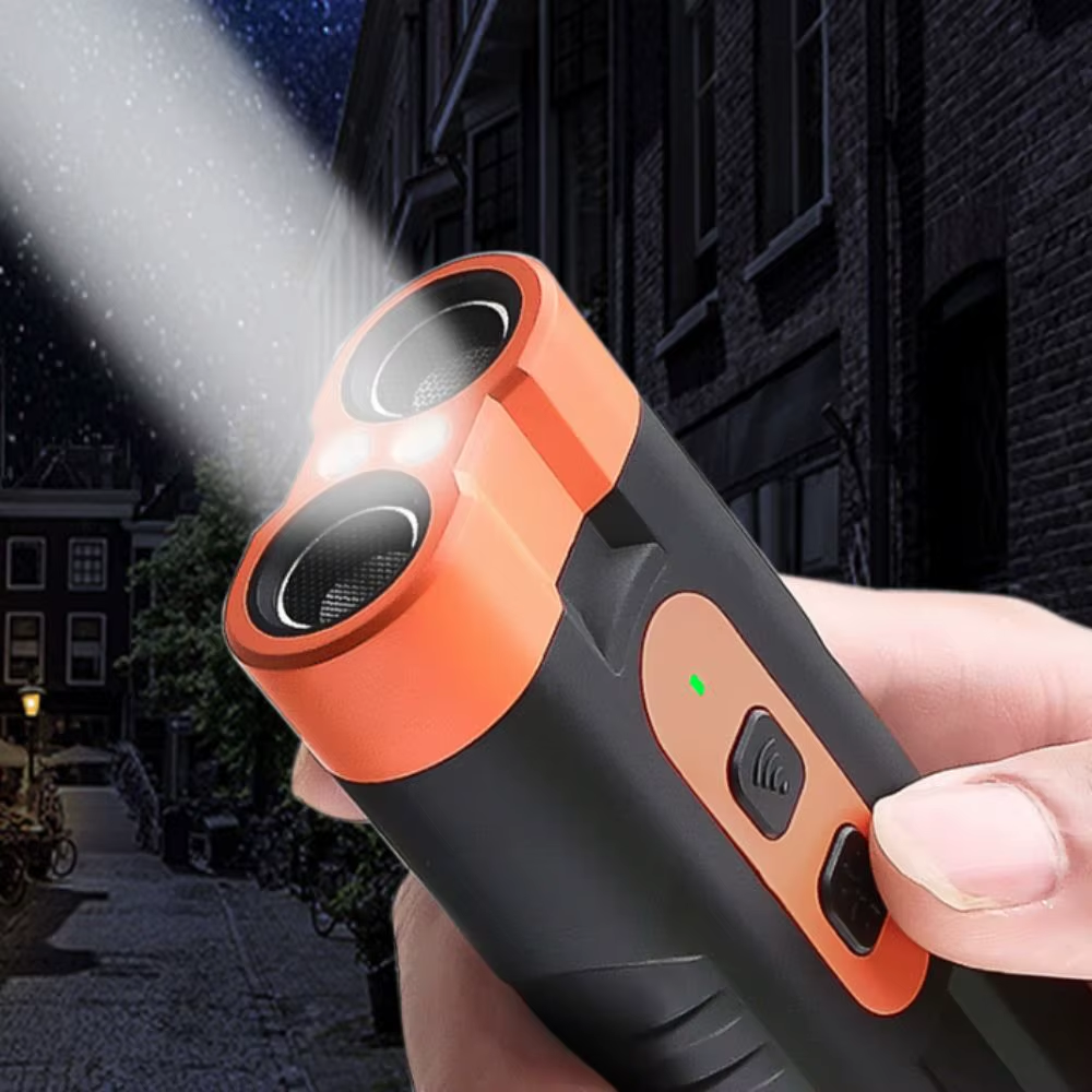 Rechargeable Ultrasonic Pet Dog Repeller Remote Control LED Training Device