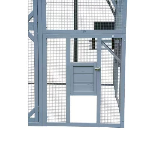 Outdoor Cat House – Weatherproof Cat Enclosure for Safe Outdoor Play and Shelter | Cat Drinking & Feeding – furn28