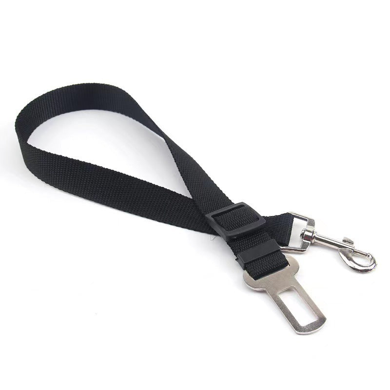 Retractable Dog Car Safety Belt – Adjustable Pet Seatbelt with Buckle for Vehicle Travel COL6