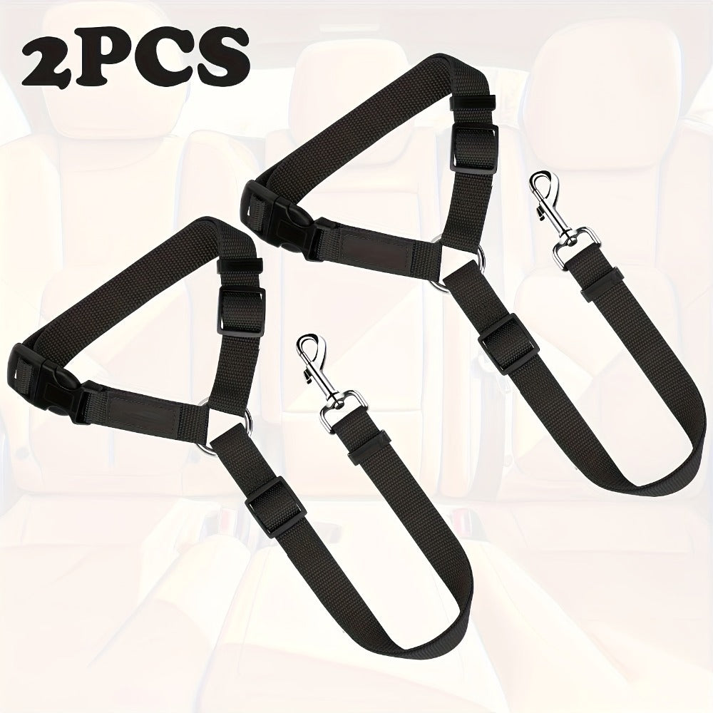 2-Piece Dog Leash Set – Wear-Resistant & Skin-Friendly Pet Harness for Travel, Walking & Drinking & Feeding Areas COL 14