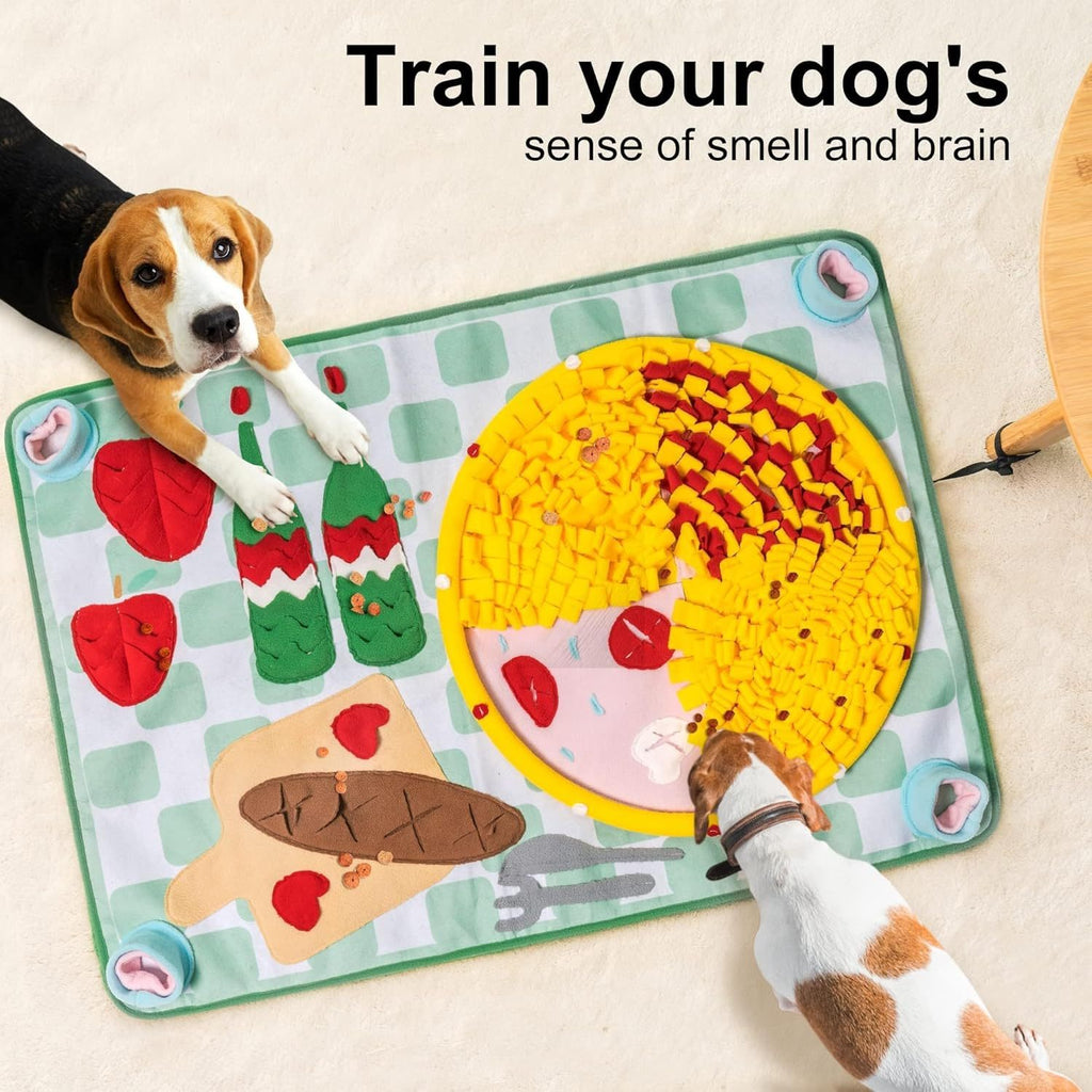 Washable Snuffle Mat – 16" Slow Feeder Puzzle for Large & Small Dogs, Mental Stimulation Toy | Cat Drinking & Feeding – bed81