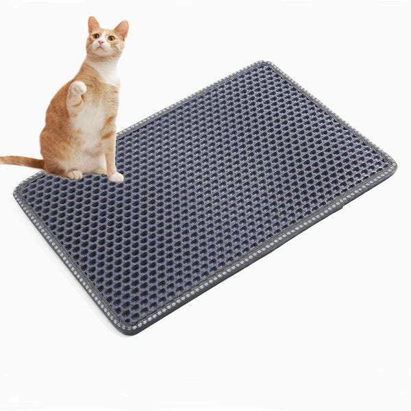 Cat Litter Box Mats – Splash-Proof Filter Mats for Clean and Tidy Litter Areas | Cat Drinking & Feeding – furn35