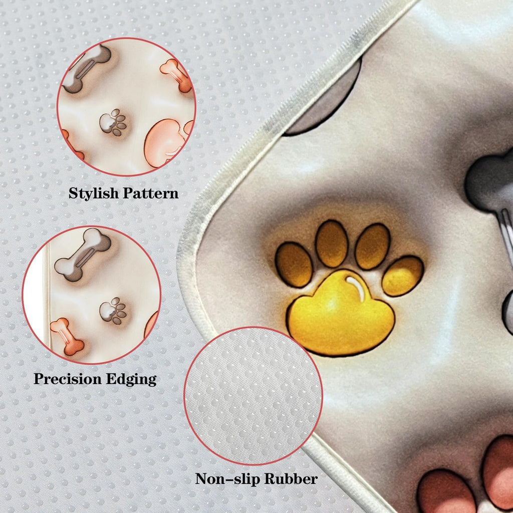 Qeils Reusable Puppy Pads – Washable, Leakproof & Non-Slip Dog Training Mats (2 Pcs) | Cat Drinking & Feeding – bed35