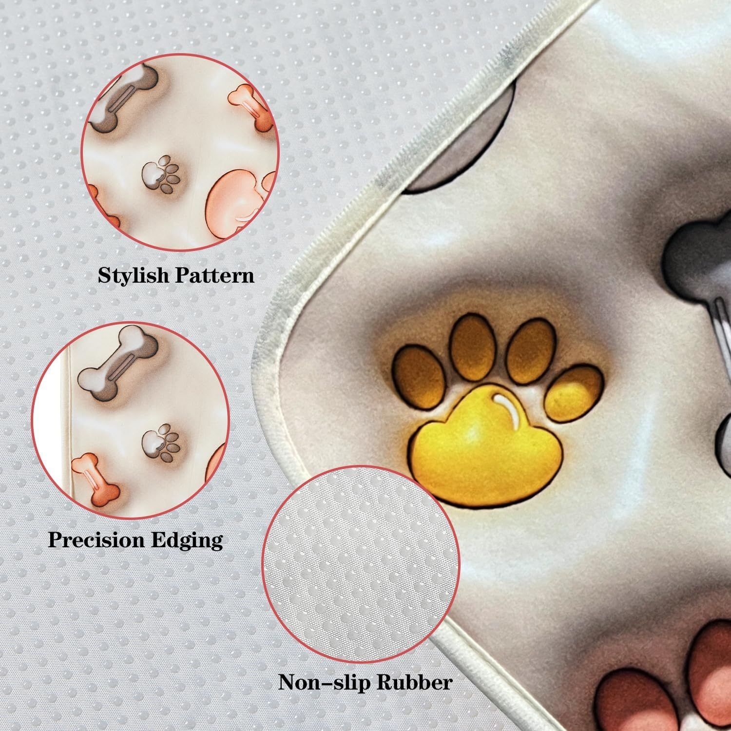 Qeils Reusable Puppy Pads – Washable, Leakproof & Non-Slip Dog Training Mats (2 Pcs) | Cat Drinking & Feeding – bed35