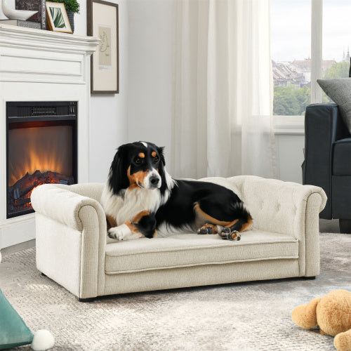 Elegant Rectangular Pet Bed – For Medium & Large Dogs, Soft & Durable Design | Cat Drinking & Feeding – bed21