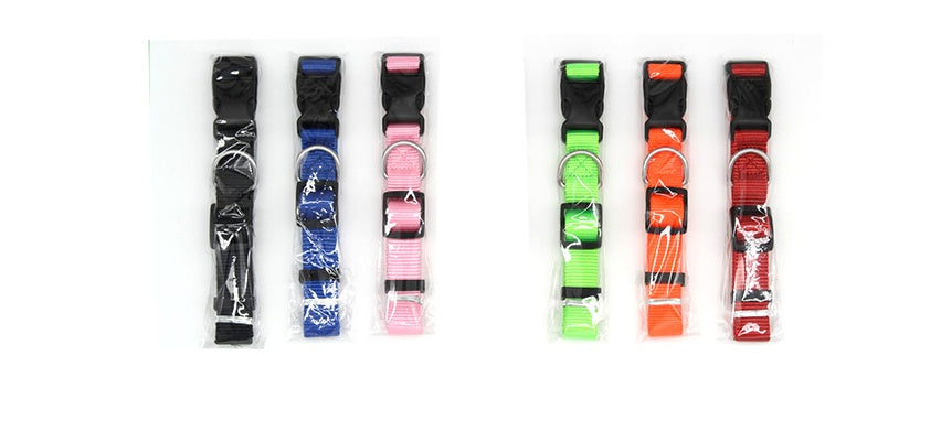 Adjustable New Pet Collar – Comfortable Everyday Neck Strap for Cats & Dogs COL3