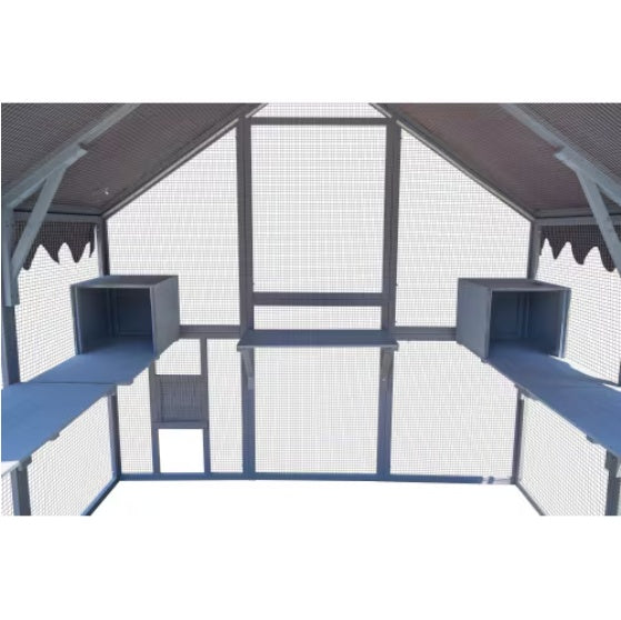 Outdoor Cat House – Weatherproof Cat Enclosure for Safe Outdoor Play and Shelter | Cat Drinking & Feeding – furn28