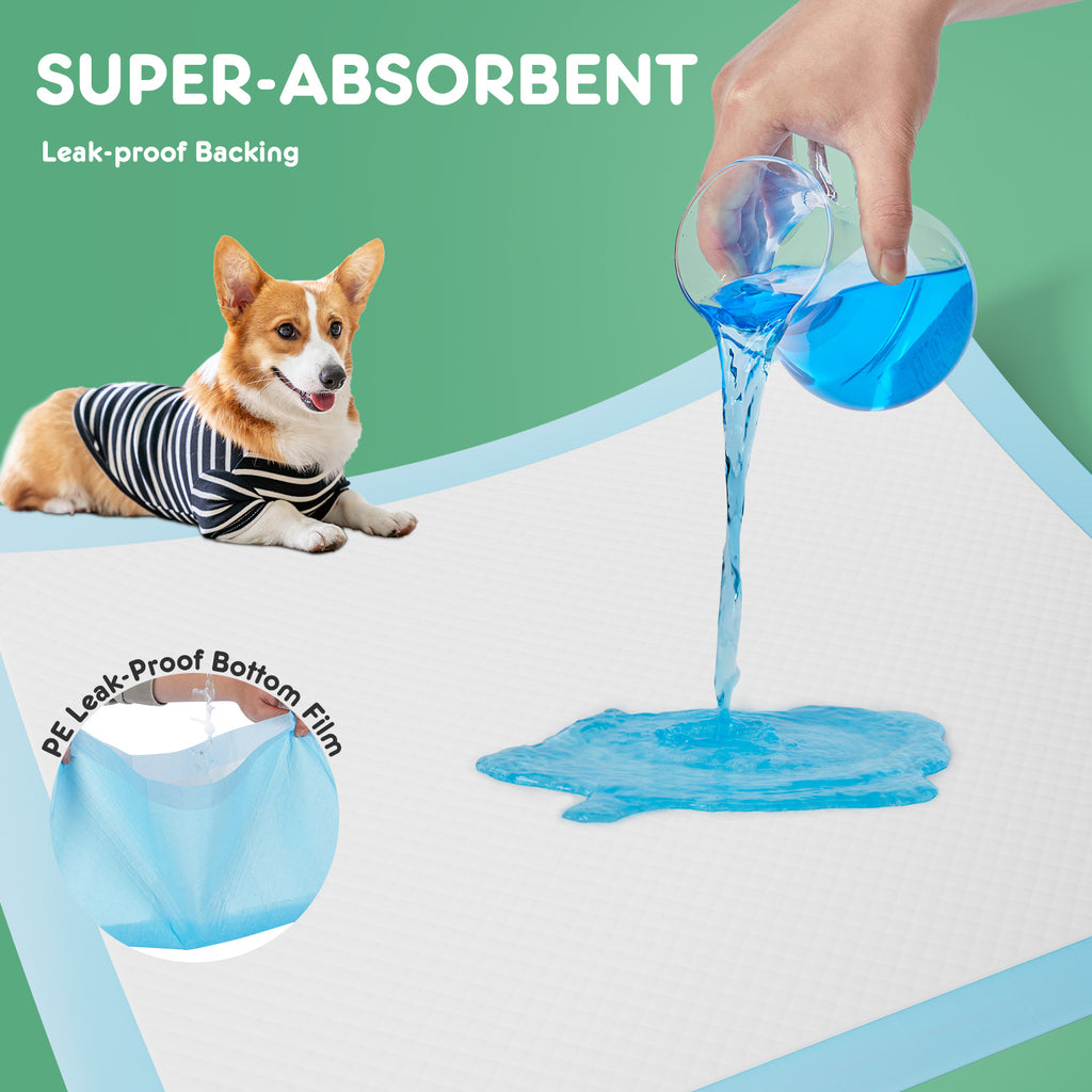Leak-Proof Quick-Drying Disposable Puppy Pads – Super Absorbent Dog Pee Training Pads