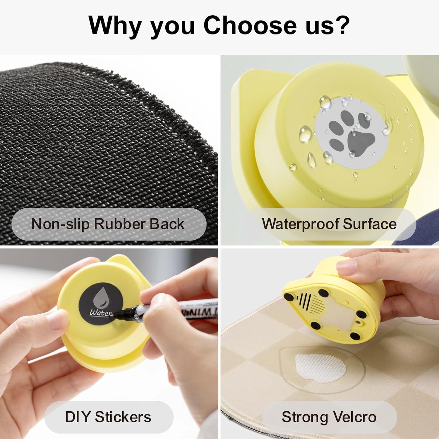 Dog Talking Buttons – 12-Pack Rechargeable Voice Recording Buttons with Non-Slip Mat, Pet Communication Starter Kit for Dogs & Cats