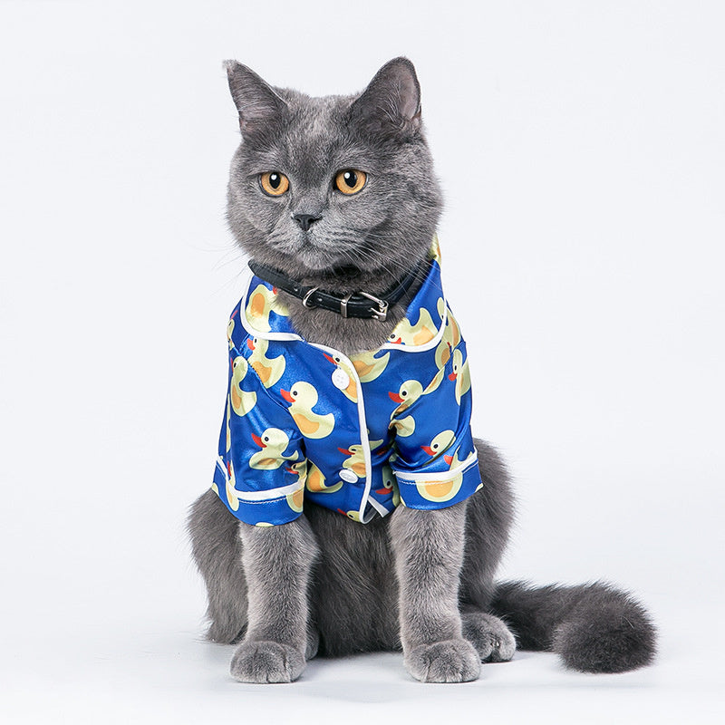 Autumn & Winter Dog Clothes – Warm Fleece Outfit for Cats & Small Dogs ACS62
