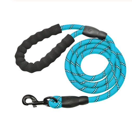 Reflective Nylon Dog Leash – Durable Walking & Training Rope for Small, Medium & Large Dogs COL2