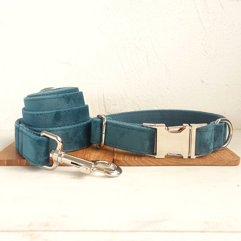 Double-Thick Pile Dog Leash Set – Heavy-Duty Traction Rope with Metal Buckle Connection COL9