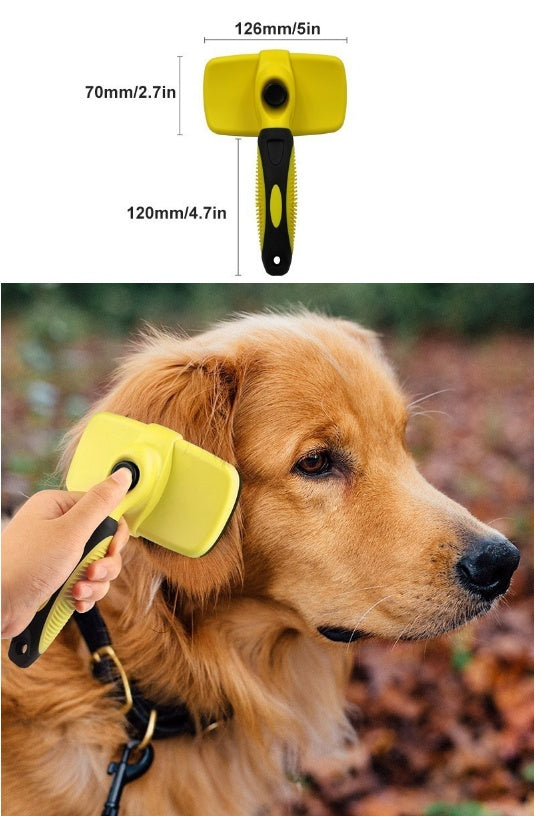 Automatic Retractable Pet Comb – Self-Cleaning Grooming Brush for Dogs and Cats care 8