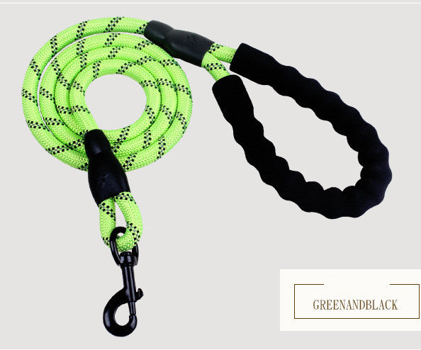 Reflective Nylon Dog Leash – Durable Walking & Training Rope for Small, Medium & Large Dogs COL2
