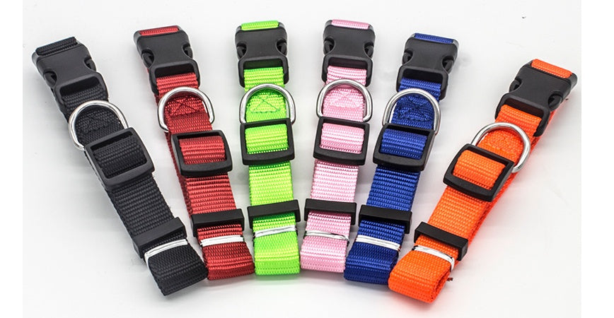 Adjustable New Pet Collar – Comfortable Everyday Neck Strap for Cats & Dogs COL3