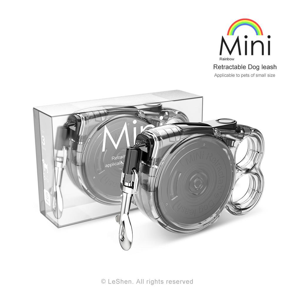 Mini Retractable Dog Leash – Lightweight & Easy-to-Use Lead for Small Pets, Outdoor Walks & Drinking & Feeding Areas COL 19