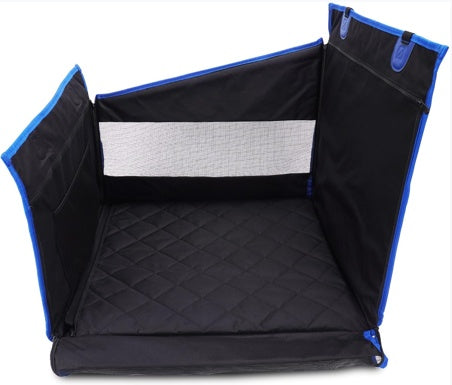 Large Waterproof Dog Car Seat with Breathable Mesh – Car Hammock Seat Cover with Harness Support ACS4