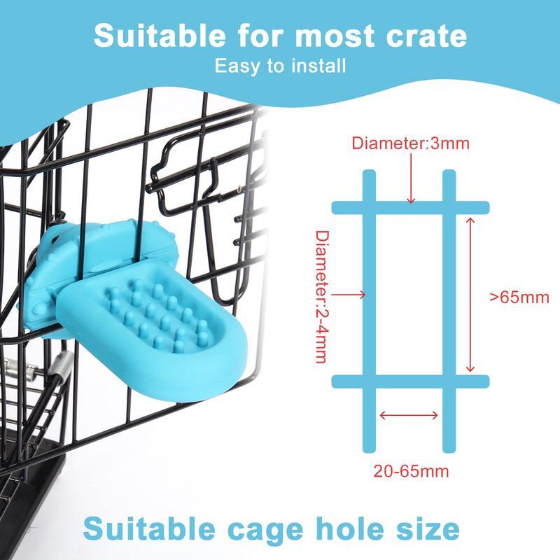 Soft Rubber Dog Slow Feeder Pad – Peanut Butter Treat Dispenser & Crate Training Tool for Puppies, Reduces Boredom & Anxiety
