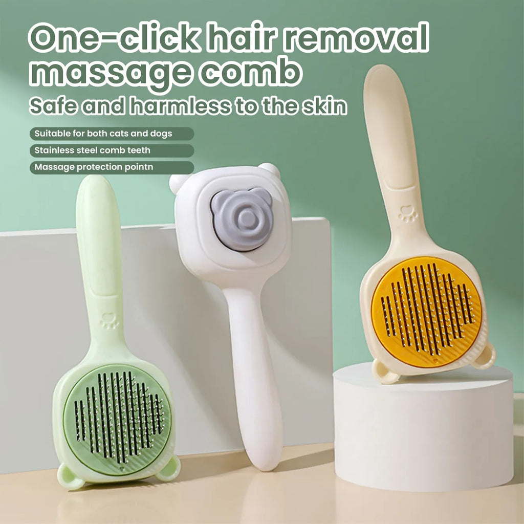 Multi-Functional Pet Spray Comb – One-Key Spray & Deep Hair Removal for All Pet Types care 48
