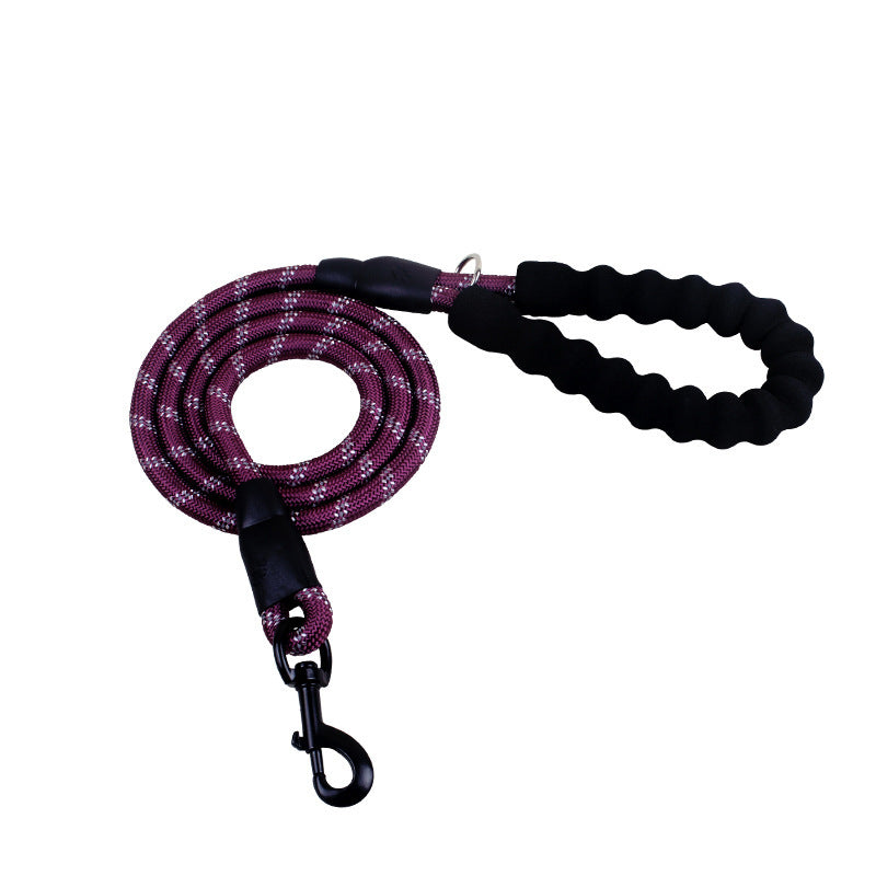 Reflective Nylon Dog Leash – Durable Walking & Training Rope for Small, Medium & Large Dogs COL2