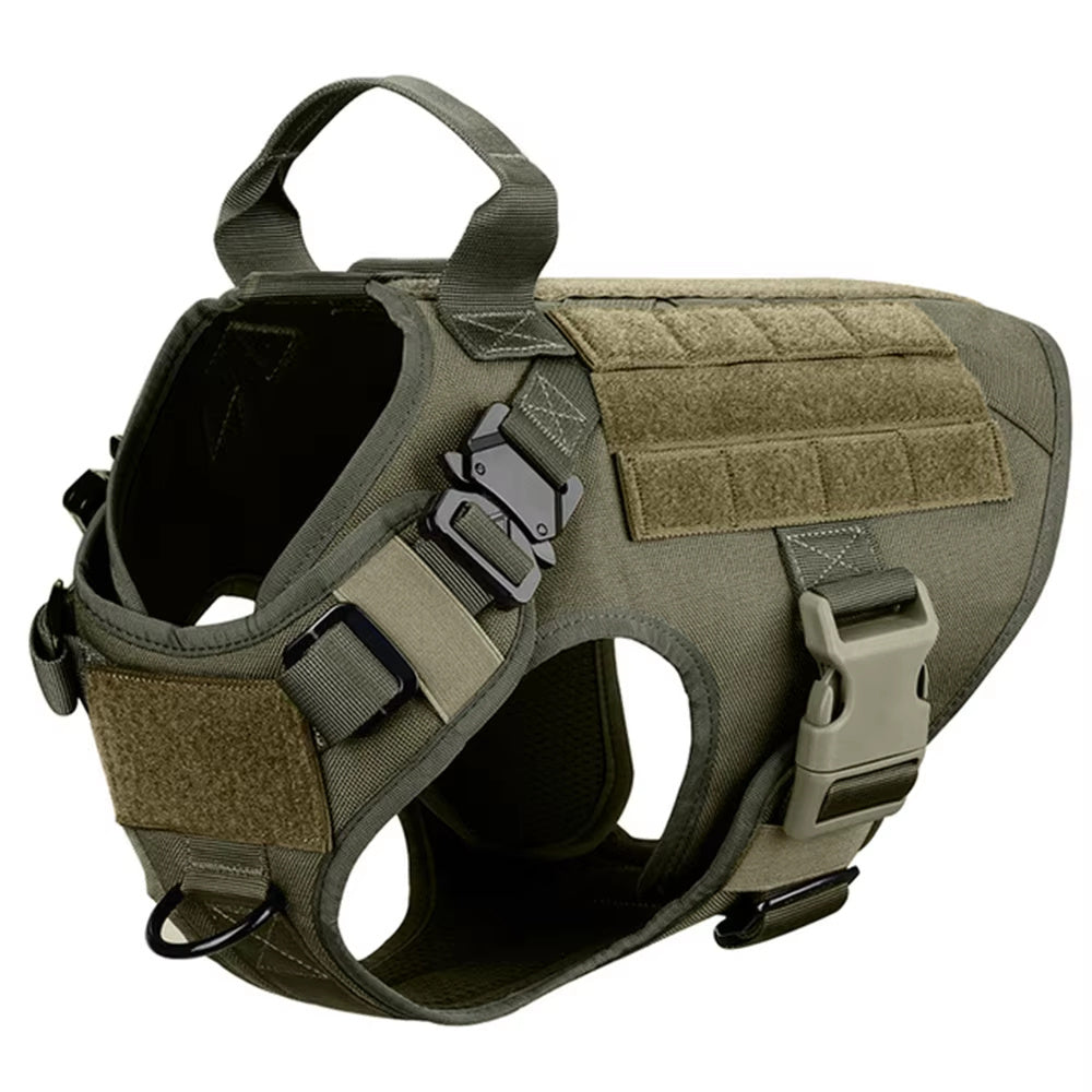 Luxury Camouflage Dog Harness & Leash Set – Durable Nylon Chest Strap for Pets COL7