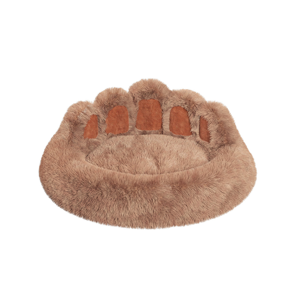 Cute Bear Paw Dog & Cat Bed – Plush Pet Bed for Small Breeds
