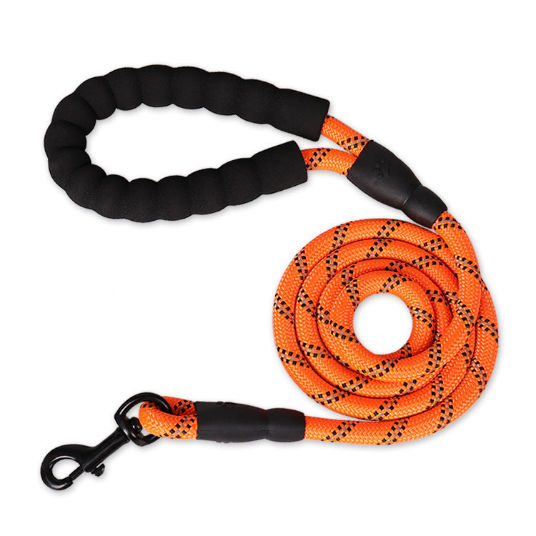 Reflective Nylon Dog Leash – Durable Walking & Training Rope for Small, Medium & Large Dogs COL2