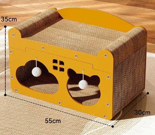 Creative Sisal Mat That Won't Shed Crumbs – Durable Cat Scratch Board for Furniture Protection & Play | Cat Drinking & Feeding – furn4