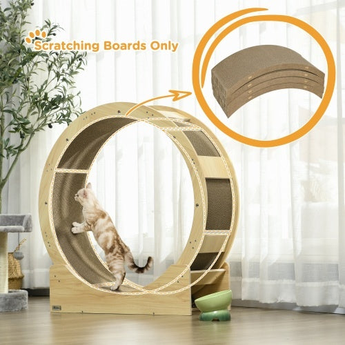 PawHut Cat Scratching Posts – 4-Pack Reversible Indoor Scratch Pads