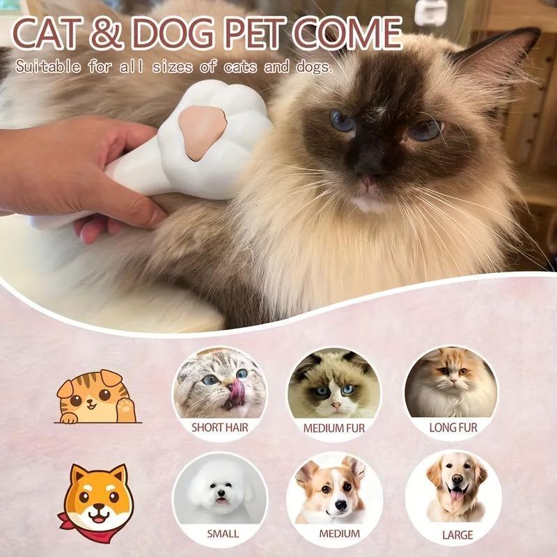 Paw-Shaped Pet Massage & Hair Removal Comb – Viral Grooming Brush for Dogs and Cats care 12