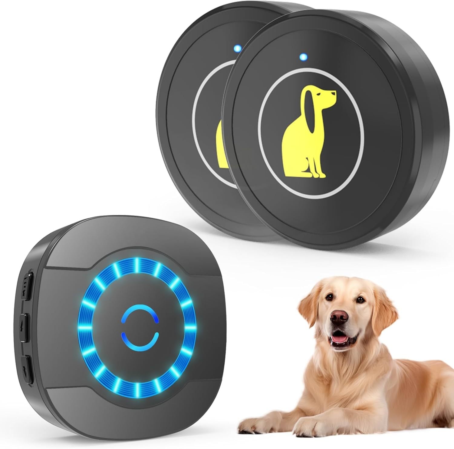 Waterproof Dog Doorbell with Touch Button – Puppy Training Bell for Sliding Doors & Outdoor Potty Alert ACS30