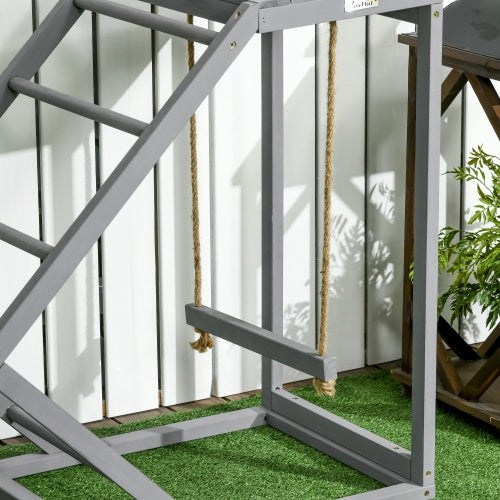 Chicken Swing Set with Perch & Hen Ladder – Fun Chicken Coop Toys for Roosting, Climbing & Pecking