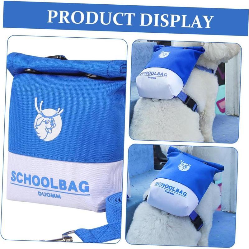 Portable Pet Backpack Vest for Dogs – Lightweight Outdoor Travel Rucksack with Adjustable Straps ACS18
