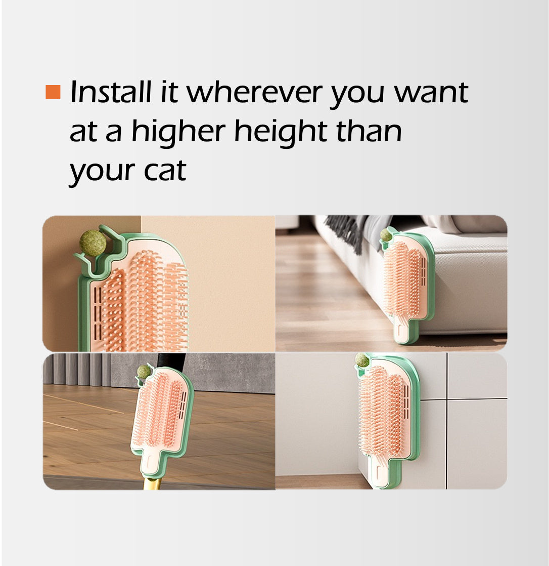 Popsicle-Shaped Cat Self Grooming Brush – Corner Scratcher & Massage Comb care 35