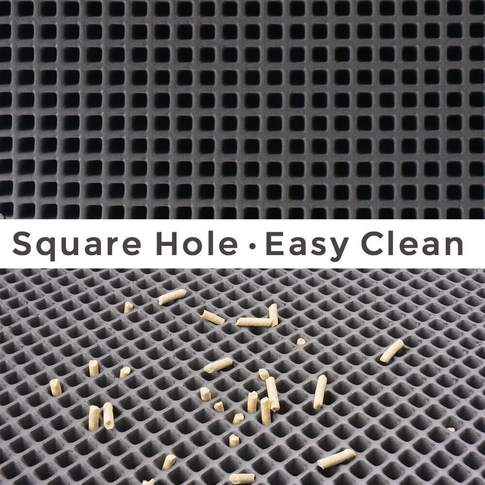 Waterproof Honeycomb Cat Litter Mat – Double Layer & Non-Slip