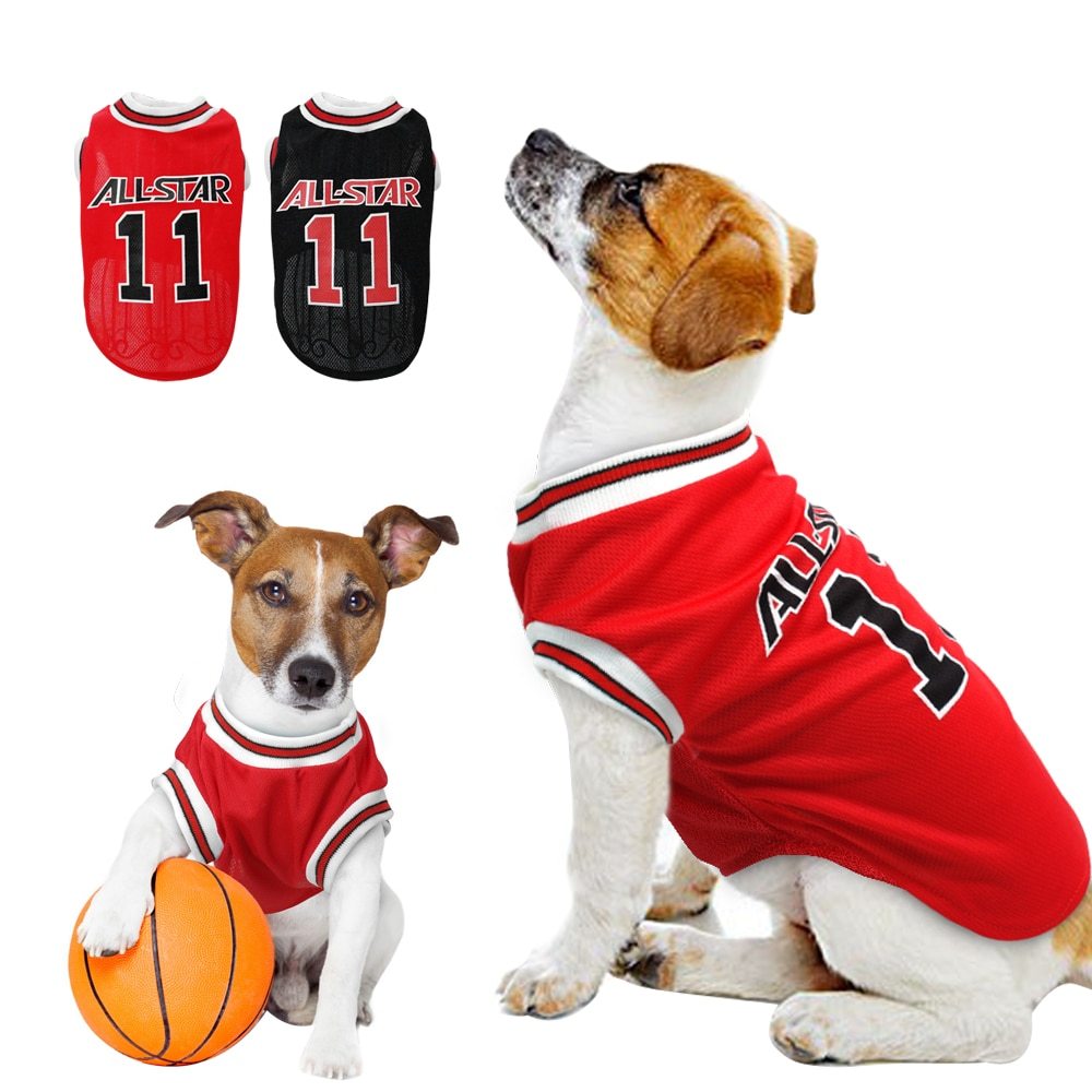 World Cup Ball Dog Vest – Lightweight Spring & Summer Pet Outfit for Small Dogs & Cats CLS