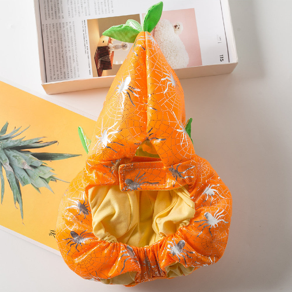 Fashion Personality Pet Halloween 3D Pumpkin Dress