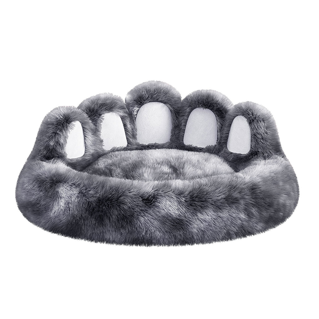Cute Bear Paw Dog & Cat Bed – Plush Pet Bed for Small Breeds