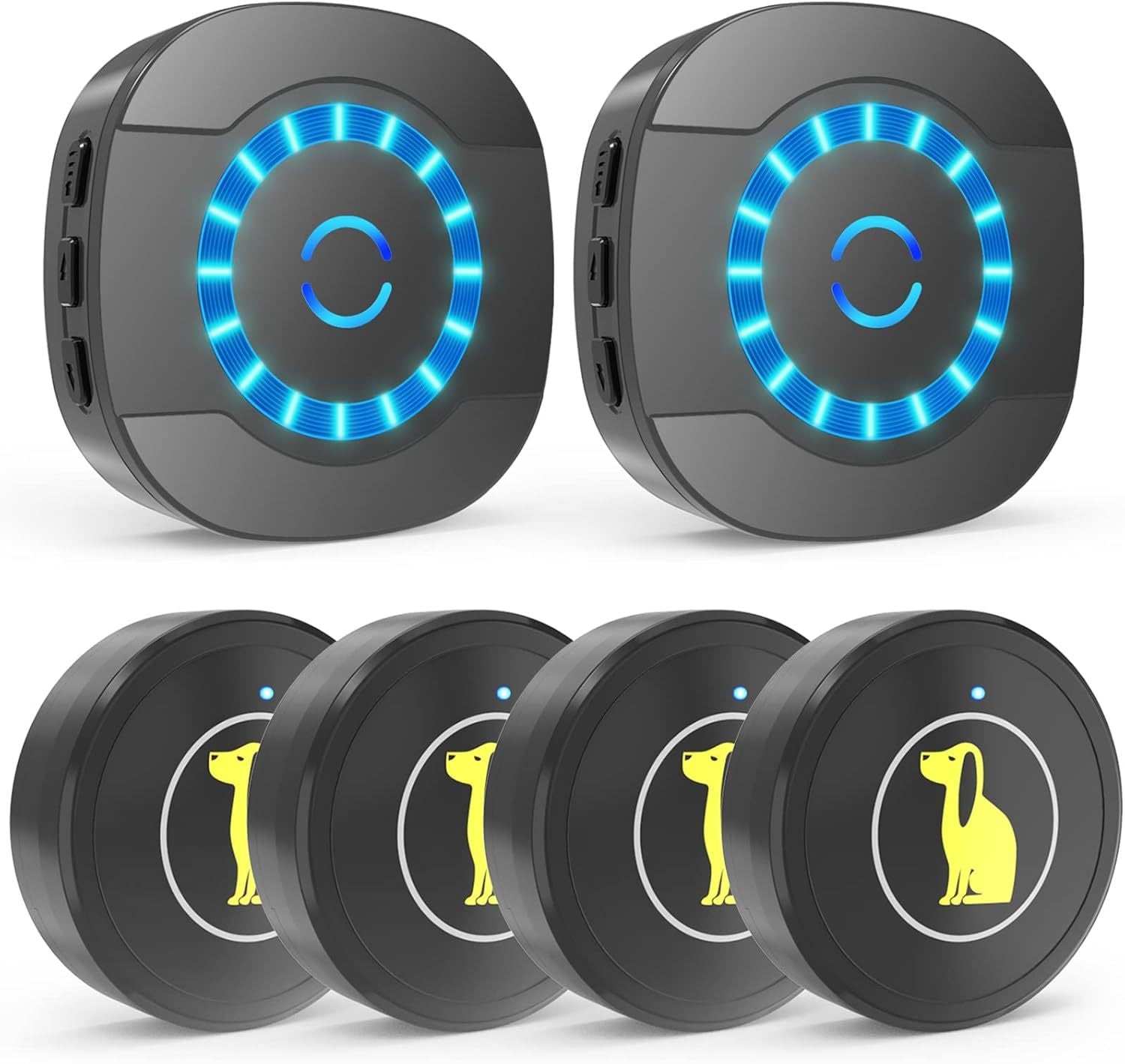 Waterproof Dog Doorbell with Touch Button – Puppy Training Bell for Sliding Doors & Outdoor Potty Alert ACS30