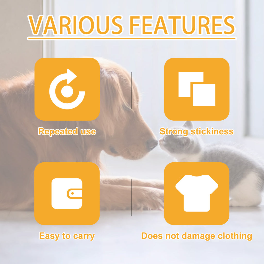 2 Pack Pet Hair Remover for Laundry – Reusable Lint Catcher for Dog Hair on Clothes, Bedding & Drinking Accessories