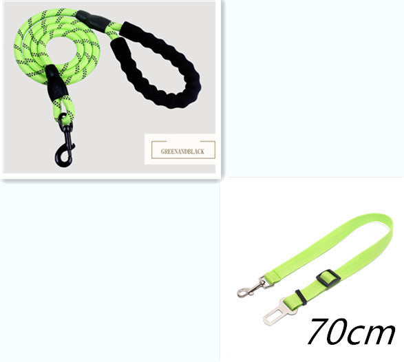 Reflective Nylon Dog Leash – Durable Walking & Training Rope for Small, Medium & Large Dogs COL2