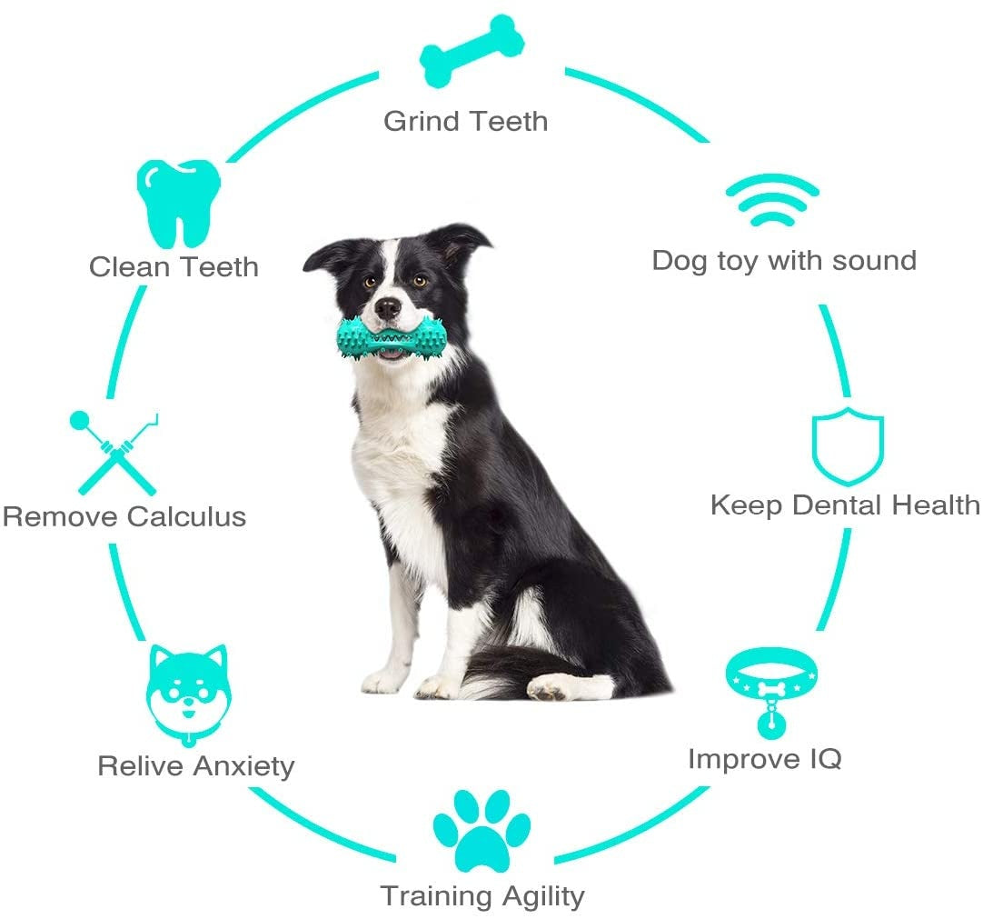 Durable Rubber Chew Toy for Aggressive Dogs – Teeth Cleaning Stick