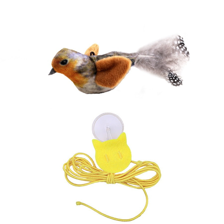Interactive Bird Sound Toy for Pets – Safe, Durable & Anti-Bite Toy for All Ages, Helps Relieve Pet Anxiety