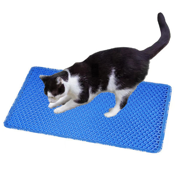 Double-Layer Rice Shaped Cat Litter Pad – Waterproof & Easy to Clean | Cat Drinking & Feeding – bed91