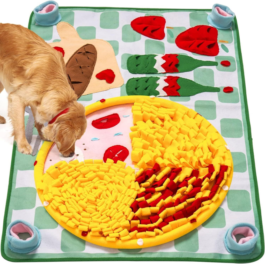 Washable Snuffle Mat – 16" Slow Feeder Puzzle for Large & Small Dogs, Mental Stimulation Toy | Cat Drinking & Feeding – bed81