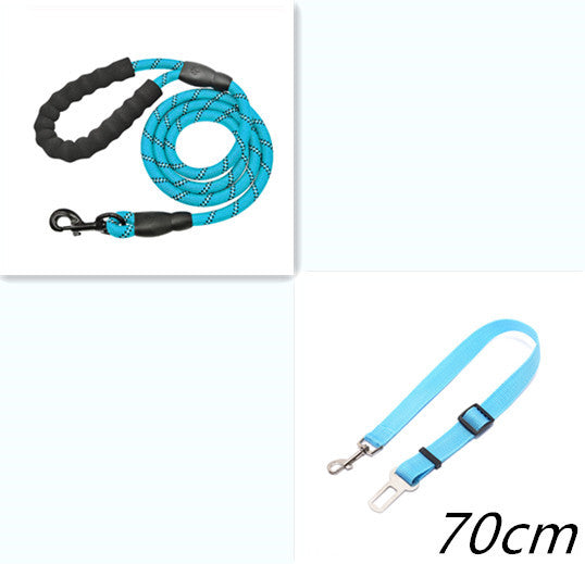 Reflective Nylon Dog Leash – Durable Walking & Training Rope for Small, Medium & Large Dogs COL2