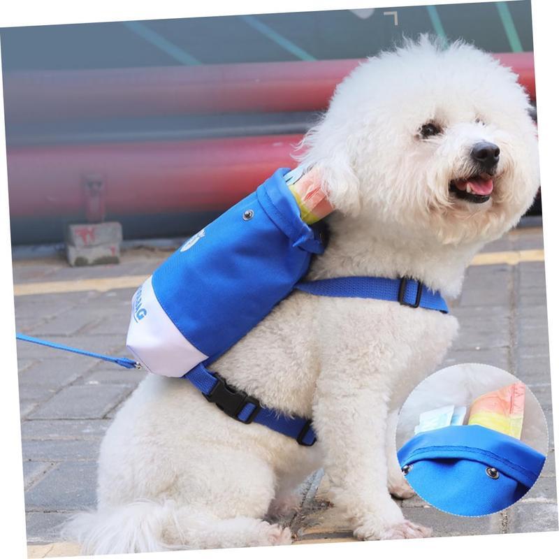 Portable Pet Backpack Vest for Dogs – Lightweight Outdoor Travel Rucksack with Adjustable Straps ACS18
