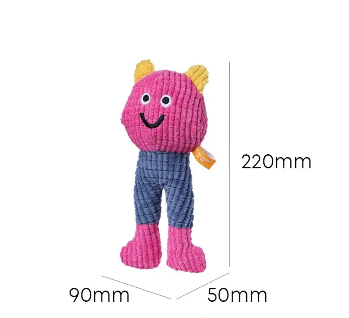 Adorable Squeaky Catnip Toys – Durable Chew Toys for Cats & Dogs, Great for Solo Play, Teeth Cleaning & Grinding